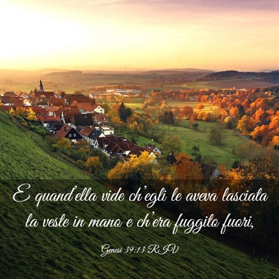 Picture 03 - Genesi 39:13 RIV - E quand’ella vide ch’egli le aveva lasciata - Bible Verse Picture