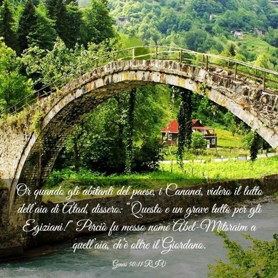 Picture 03 - Genesi 50:11 RIV - Or quando gli abitanti del paese, i Cananei, - Bible Verse Picture