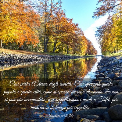 Picture 03 - Geremia 19:11 RIV - Così parla l’Eterno degli eserciti: Così - Bible Verse Picture