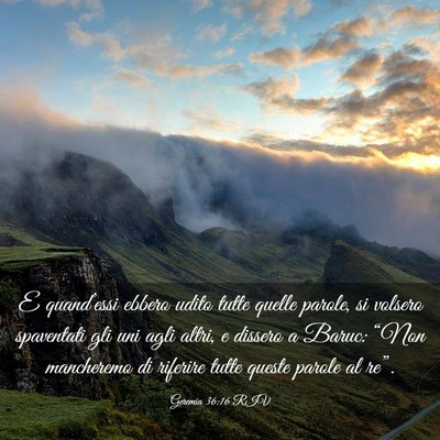 Picture 03 - Geremia 36:16 RIV - E quand’essi ebbero udito tutte quelle parole, - Bible Verse Picture