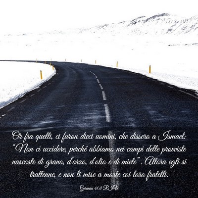 Picture 03 - Geremia 41:8 RIV - Or fra quelli, ci furon dieci uomini, che dissero - Bible Verse Picture