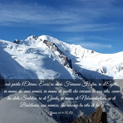 Picture 03 - Geremia 44:30 RIV - così parla l’Eterno: Ecco, io darò Faraone - Bible Verse Picture