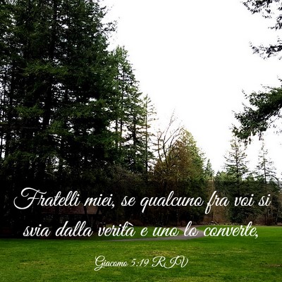 Picture 03 - Giacomo 5:19 RIV - Fratelli miei, se qualcuno fra voi si svia dalla - Bible Verse Picture
