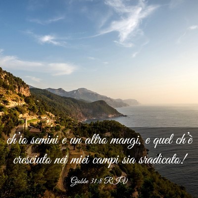 Picture 03 - Giobbe 31:8 RIV - ch’io semini e un altro mangi, e quel ch’è - Bible Verse Picture