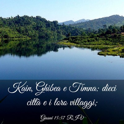 Picture 03 - Giosué 15:57 RIV - Kain, Ghibea e Timna: dieci città e i loro - Bible Verse Picture