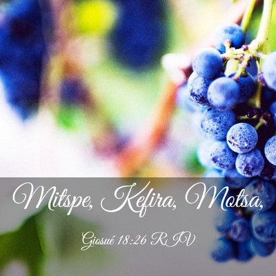 Picture 03 - Giosué 18:26 RIV - Mitspe, Kefira, - Bible Verse Picture