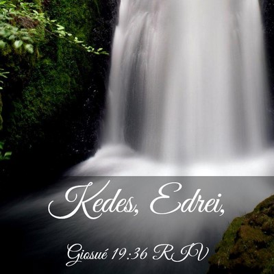 Picture 03 - Giosué 19:36 RIV - Kedes, - Bible Verse Picture