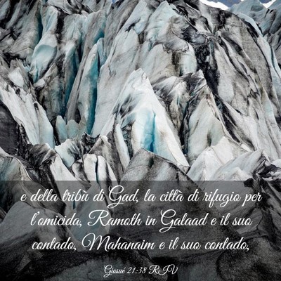 Picture 03 - Giosué 21:38 RIV - e della tribù di Gad, la città di rifugio per - Bible Verse Picture