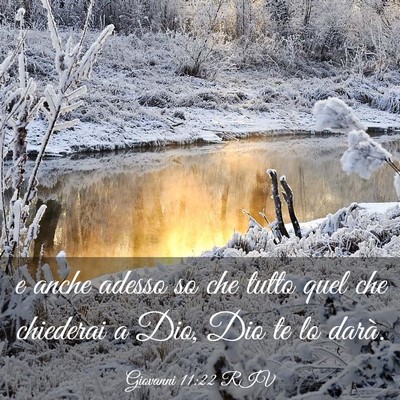 Picture 03 - Giovanni 11:22 RIV - e anche adesso so che tutto quel che chiederai a - Bible Verse Picture