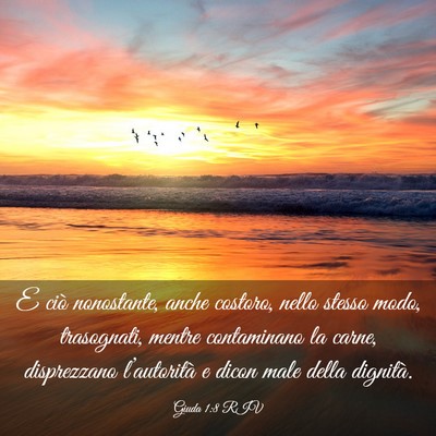 Picture 03 - Giuda 1:8 RIV - E ciò nonostante, anche costoro, nello stesso - Bible Verse Picture
