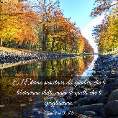 Picture 03 - Giudici 2:16 RIV - E l’Eterno suscitava dei giudici, che li - Bible Verse Picture