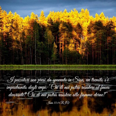 Picture 03 - Isaia 33:14 RIV - I peccatori son presi da spavento in Sion, un - Bible Verse Picture