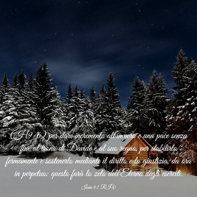 Picture 03 - Isaia 9:7 RIV - (H9-6) per dare incremento all’impero e una - Bible Verse Picture