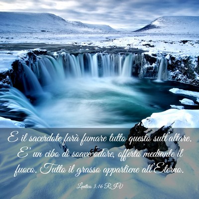 Picture 03 - Levitico 3:16 RIV - E il sacerdote farà fumare tutto questo - Bible Verse Picture