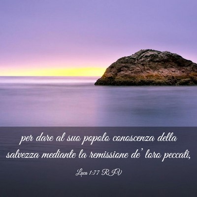 Picture 03 - Luca 1:77 RIV - per dare al suo popolo conoscenza della salvezza - Bible Verse Picture