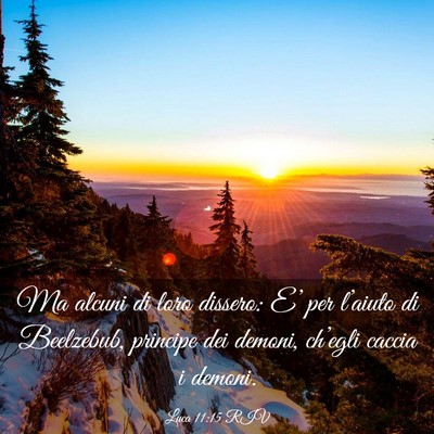 Picture 03 - Luca 11:15 RIV - Ma alcuni di loro dissero: E’ per l’aiuto di - Bible Verse Picture