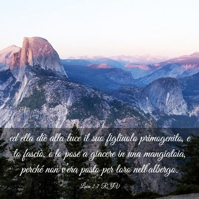 Picture 03 - Luca 2:7 RIV - ed ella diè alla luce il suo figliuolo - Bible Verse Picture