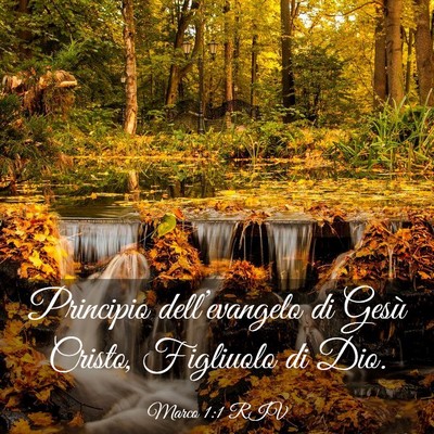 Picture 03 - Marco 1:1 RIV - Principio dell’evangelo di Gesù Cristo, - Bible Verse Picture