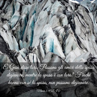 Picture 03 - Marco 2:19 RIV - E Gesù disse loro: Possono gli amici dello sposo - Bible Verse Picture