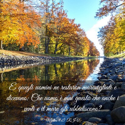 Picture 03 - Matteo 8:27 RIV - E quegli uomini ne restaron maravigliati e - Bible Verse Picture