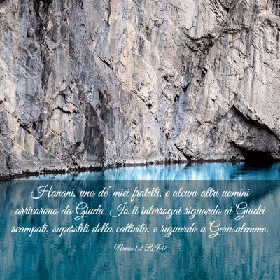 Picture 03 - Neemia 1:2 RIV - Hanani, uno de’ miei fratelli, e alcuni altri - Bible Verse Picture