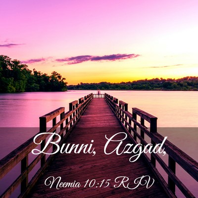 Picture 03 - Neemia 10:15 RIV - Bunni, - Bible Verse Picture