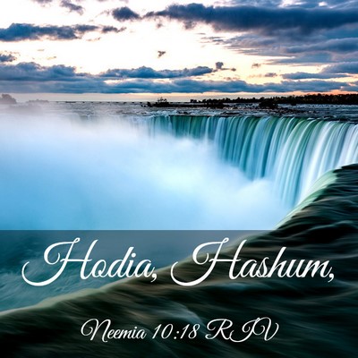 Picture 03 - Neemia 10:18 RIV - Hodia, - Bible Verse Picture