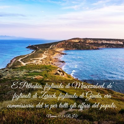 Picture 03 - Neemia 11:24 RIV - E Pethahia, figliuolo di Mescezabeel, de’ - Bible Verse Picture