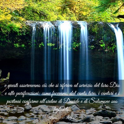 Picture 03 - Neemia 12:45 RIV - e questi osservavano ciò che si riferiva al - Bible Verse Picture