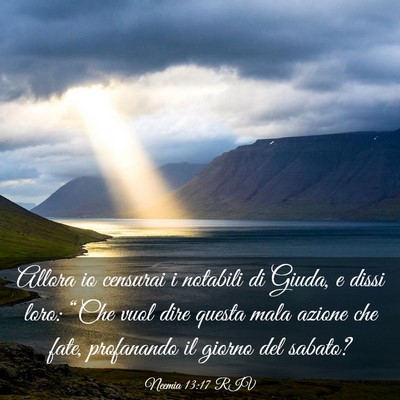 Picture 03 - Neemia 13:17 RIV - Allora io censurai i notabili di Giuda, e dissi - Bible Verse Picture