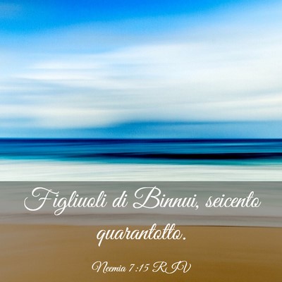 Picture 03 - Neemia 7:15 RIV - Figliuoli di Binnui, seicento - Bible Verse Picture