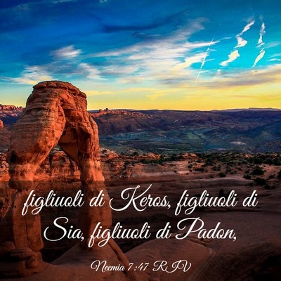 Picture 03 - Neemia 7:47 RIV - figliuoli di Keros, figliuoli di Sia, figliuoli - Bible Verse Picture