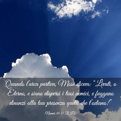 Picture 03 - Numeri 10:35 RIV - Quando l’arca partiva, Mosè diceva: - Bible Verse Picture
