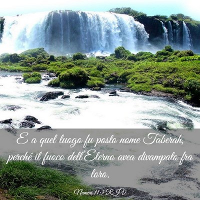 Picture 03 - Numeri 11:3 RIV - E a quel luogo fu posto nome Taberah, perché il - Bible Verse Picture