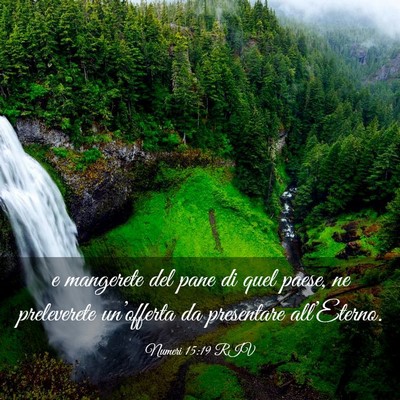 Picture 03 - Numeri 15:19 RIV - e mangerete del pane di quel paese, ne - Bible Verse Picture