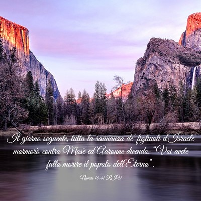 Picture 03 - Numeri 16:41 RIV - Il giorno seguente, tutta la raunanza de’ - Bible Verse Picture
