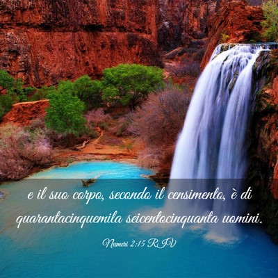 Picture 03 - Numeri 2:15 RIV - e il suo corpo, secondo il censimento, è di - Bible Verse Picture