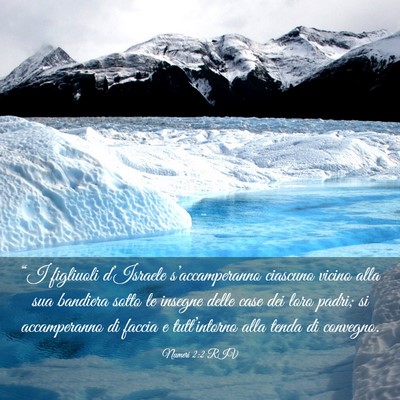 Picture 03 - Numeri 2:2 RIV - “I figliuoli d’Israele s’accamperanno - Bible Verse Picture