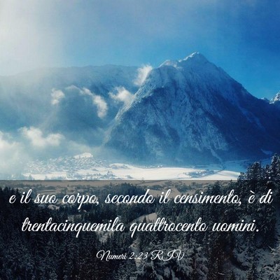 Picture 03 - Numeri 2:23 RIV - e il suo corpo, secondo il censimento, è di - Bible Verse Picture