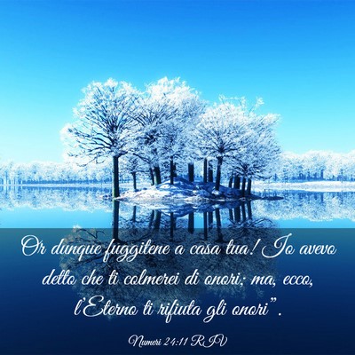 Picture 03 - Numeri 24:11 RIV - Or dunque fuggitene a casa tua! Io avevo detto - Bible Verse Picture