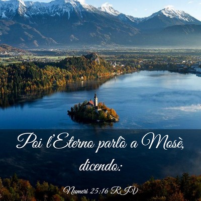 Picture 03 - Numeri 25:16 RIV - Poi l’Eterno parlò a Mosè, - Bible Verse Picture