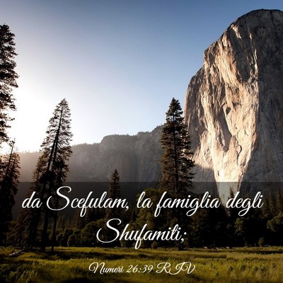 Picture 03 - Numeri 26:39 RIV - da Scefulam, la famiglia degli - Bible Verse Picture