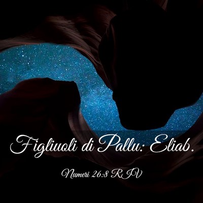 Picture 03 - Numeri 26:8 RIV - Figliuoli di Pallu: - Bible Verse Picture
