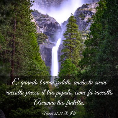 Picture 03 - Numeri 27:13 RIV - E quando l’avrai veduto, anche tu sarai - Bible Verse Picture