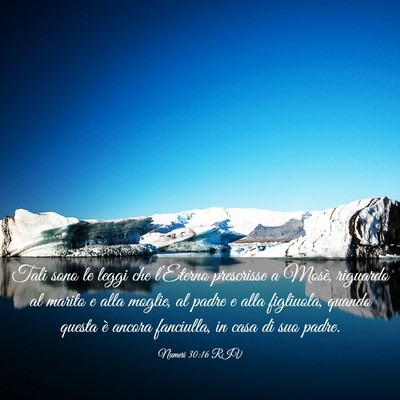 Picture 03 - Numeri 30:16 RIV - Tali sono le leggi che l’Eterno prescrisse a - Bible Verse Picture