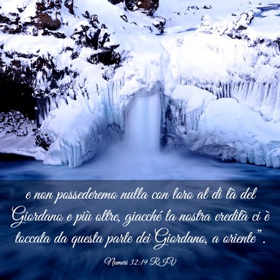 Picture 03 - Numeri 32:19 RIV - e non possederemo nulla con loro al di là del - Bible Verse Picture