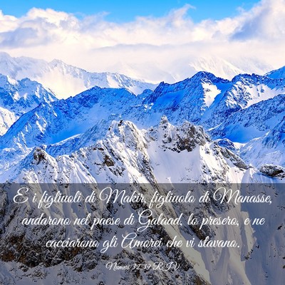 Picture 03 - Numeri 32:39 RIV - E i figliuoli di Makir, figliuolo di Manasse, - Bible Verse Picture