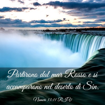 Picture 03 - Numeri 33:11 RIV - Partirono dal mar Rosso e si accamparono nel - Bible Verse Picture