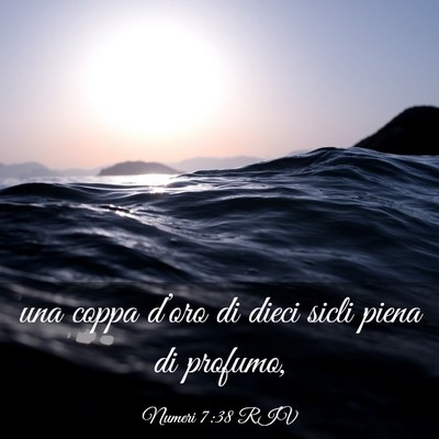 Picture 03 - Numeri 7:38 RIV - una coppa d’oro di dieci sicli piena di - Bible Verse Picture