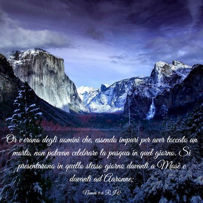 Picture 03 - Numeri 9:6 RIV - Or v’erano degli uomini che, essendo impuri per - Bible Verse Picture